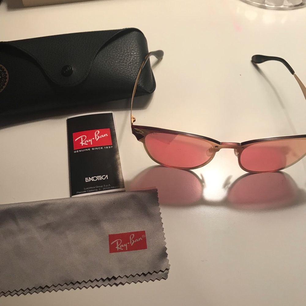 Authentic Clubmaster Raybans, Blaze Collection